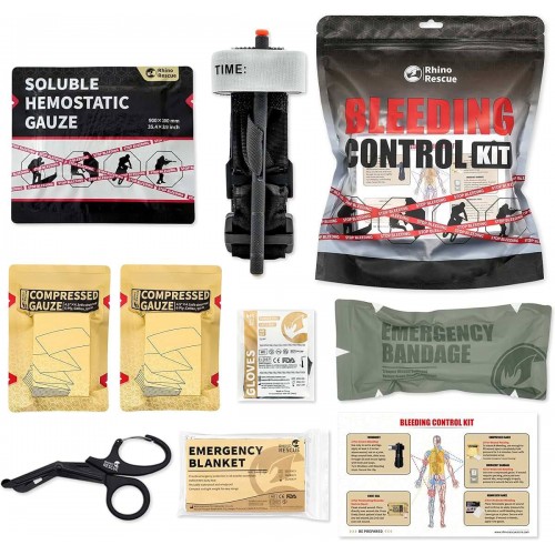 Комплект для остановки кровотечений «Bleeding Control Kit» Rhino Rescue в Перми