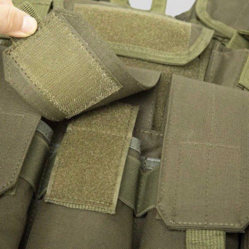 Тактический разгрузочный жилет «5 / пять карманов» с подсумками Tactical Molle Plate Carrier для съемных бронепластин в Перми